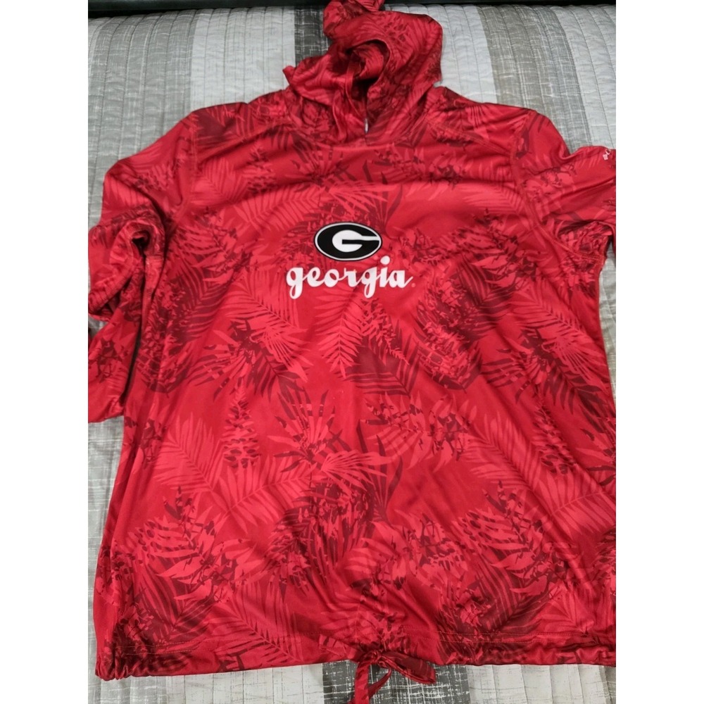 Columbia UGA  hoodie XL Womens Lightweight